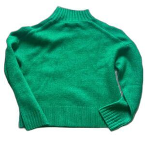 LOFT Deep Clover Green Mock Neck Sweater – M (NWT)